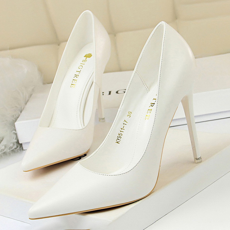 빅트리 여성 펌프스 패션 하이힐 블랙 핑크 화이트 웨딩 - Shoe Tree 리뷰 및 가격